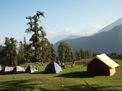 Camping in Chopta