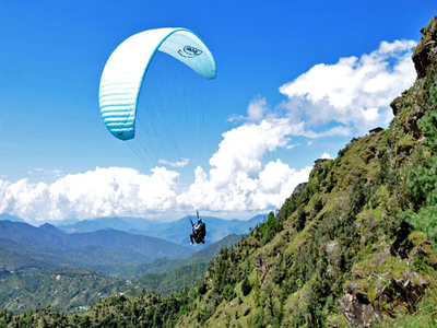 paragliding in uttarakhand